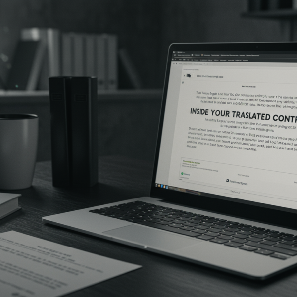 The Hidden Legal Risk Inside Your Translated Contract